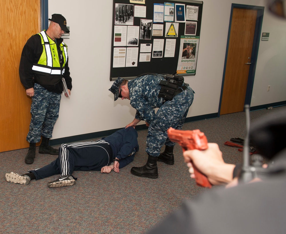 Naval Station Everett Active-shooter Training