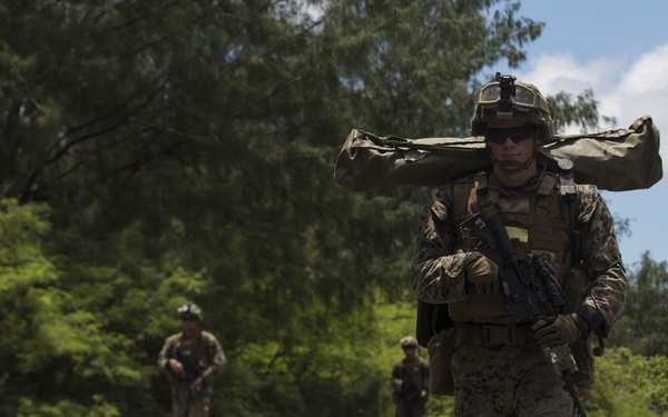 Valiant Shield: U.S. Marines seize Orote Air Field on Naval Base Guam