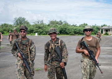 Seabees and Marines Conduct Contact Engagement Drills