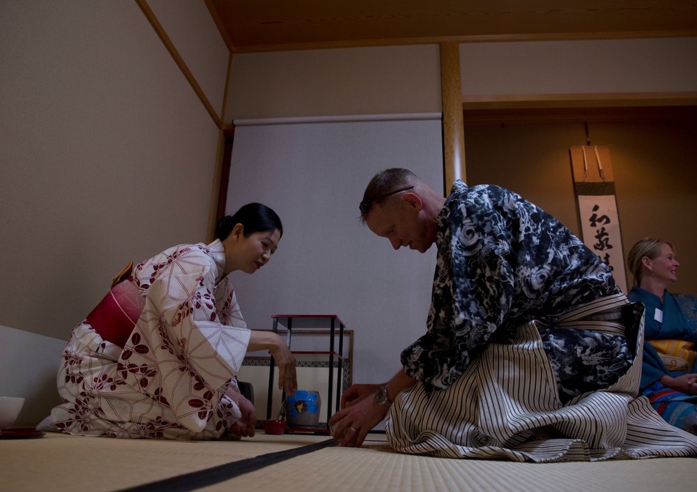 Tea Time: Okinawa residents, Status of Forces Agreement members bridge cultural gap through tea ceremony class