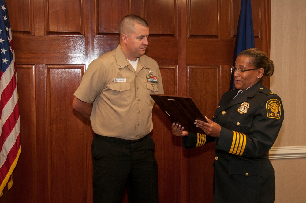 NMCP Corpsman Recognized for Assisting Crash Victim