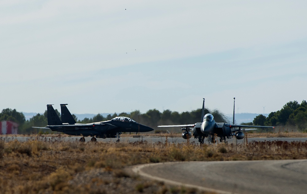 Panthers showcase air power in Spain