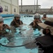 Marines dive into Modular Amphibious Egress Training