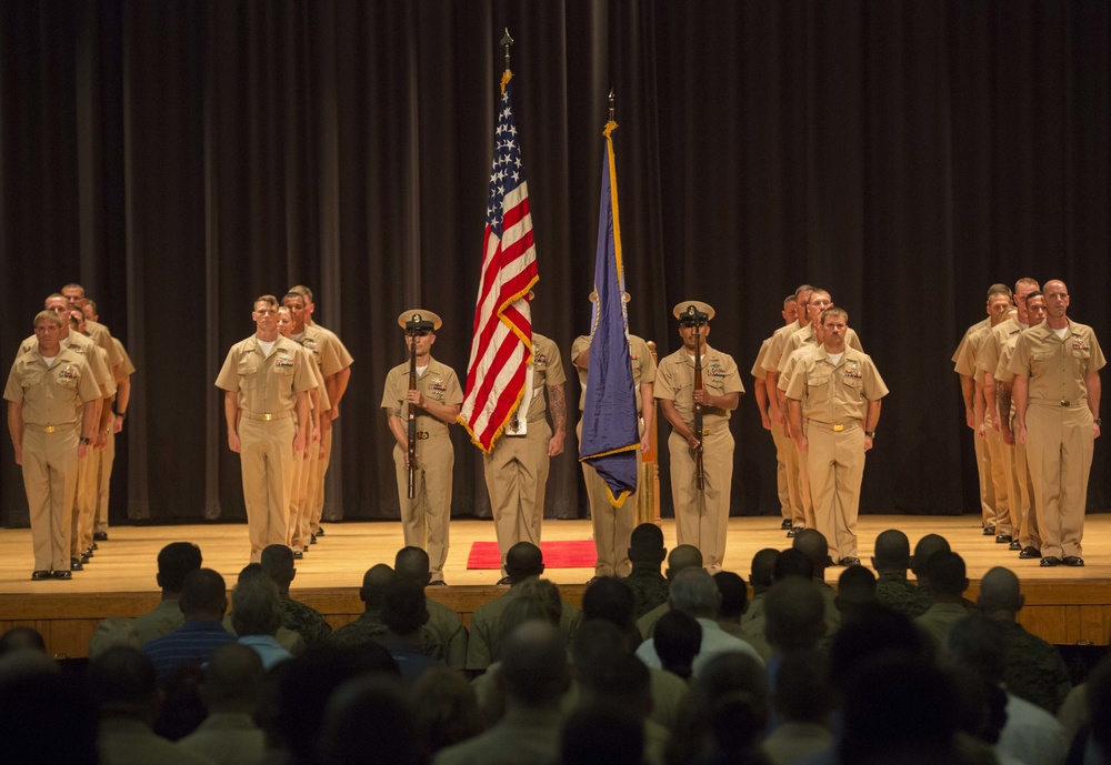 Camp Lejeune host Chief Petty Officer Pinning Ceremony