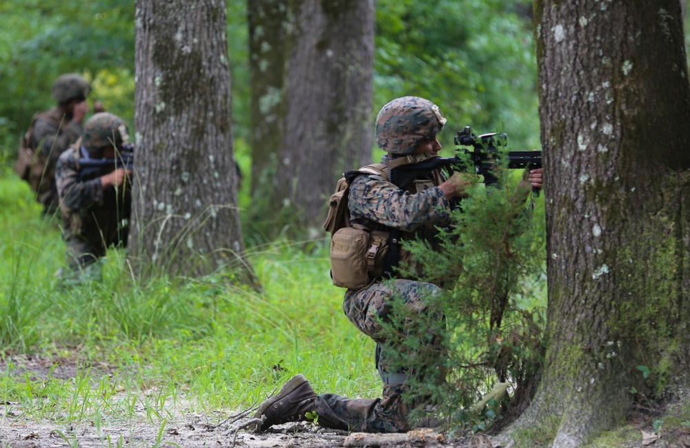 Marines put skills to the test in a squad competition