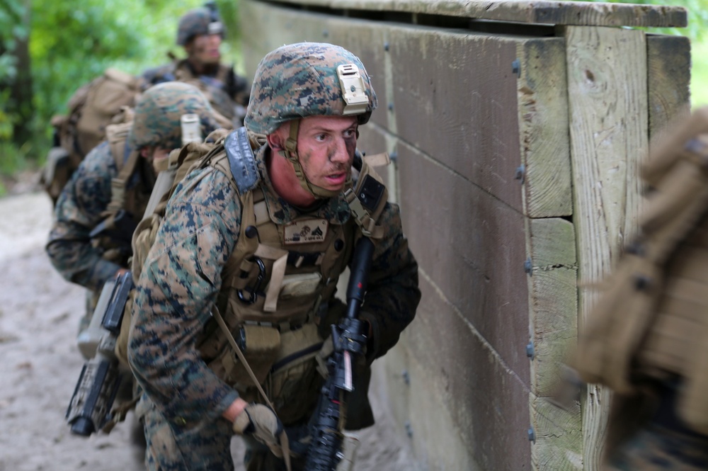 Marines put skills to the test in a squad competition