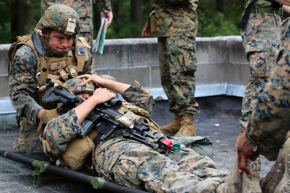 Marines put skills to the test in a squad competition