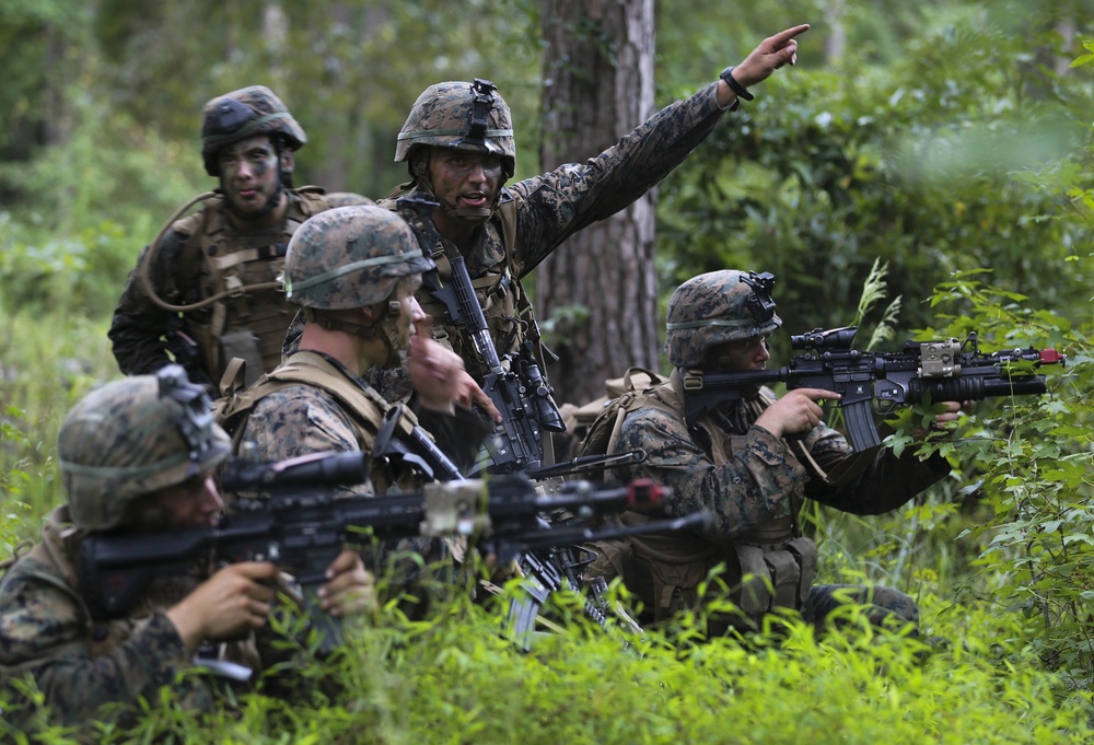 Marines put skills to the test in a squad competition