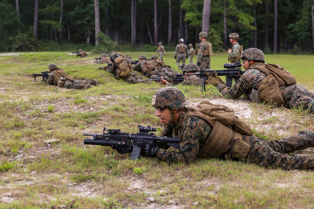 Marines put skills to the test in a squad competition