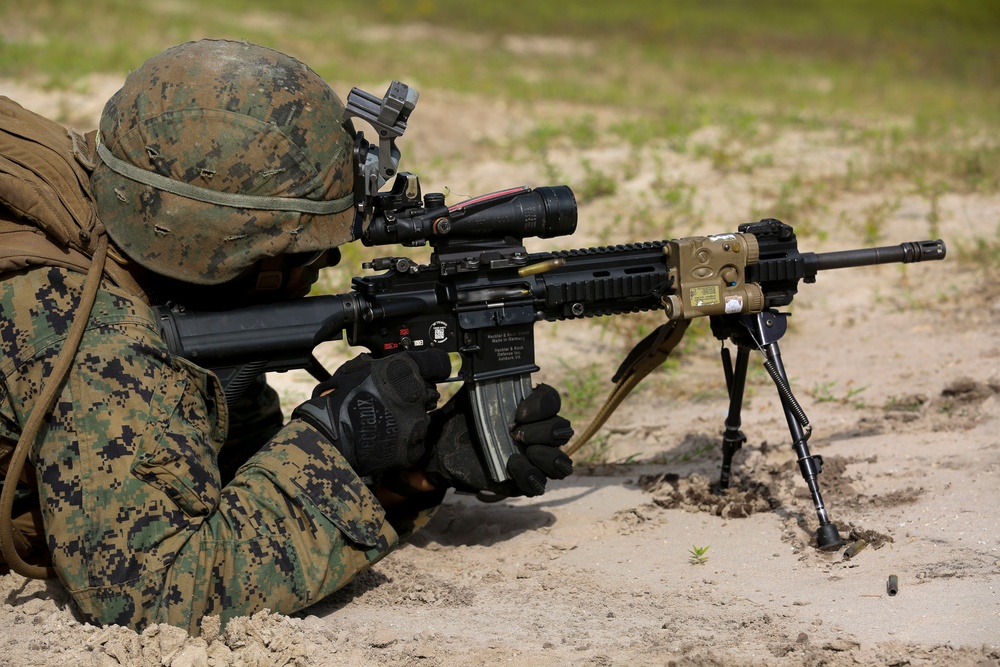 Marines put skills to the test in a squad competition