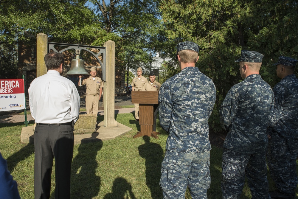 Naval Support Activity Washington Honors Fallen Service Members, hosts Bells Across America Ceremony