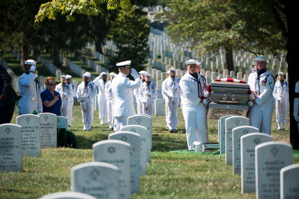 Graveside service for U.S. Navy Capt. Kent S. Webber
