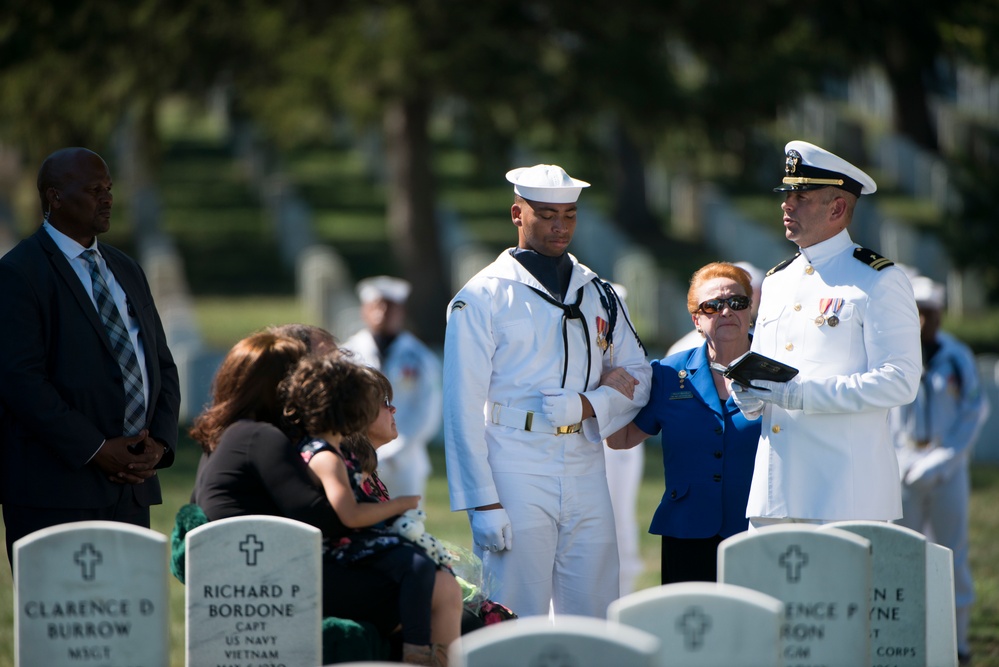 Graveside service for U.S. Navy Capt. Kent S. Webber