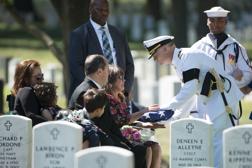 Graveside service for U.S. Navy Capt. Kent S. Webber