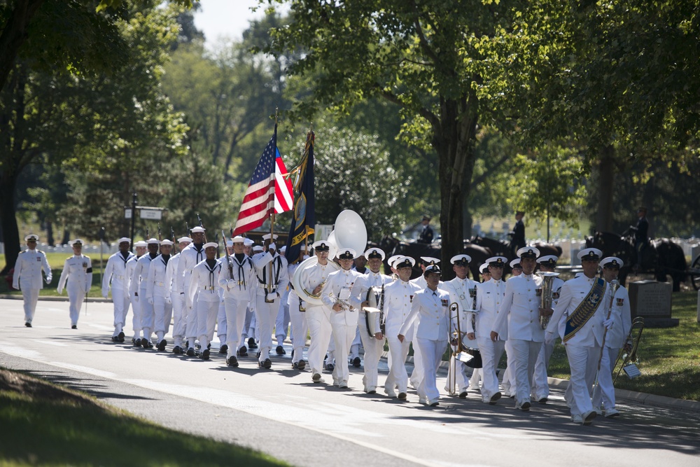 Graveside service for U.S. Navy Capt. Kent S. Webber