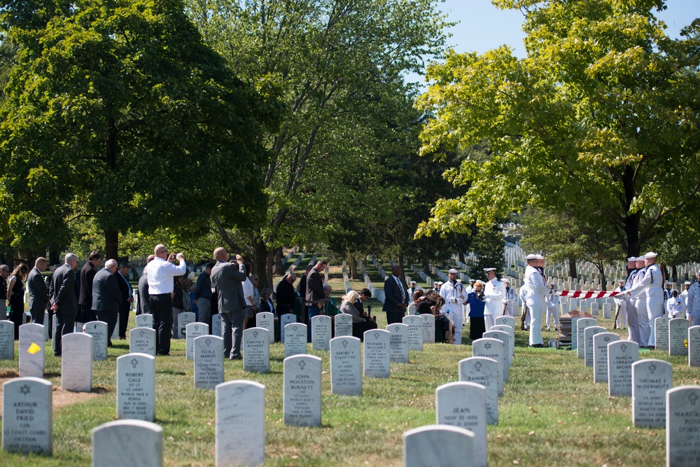 Graveside service for U.S. Navy Capt. Kent S. Webber