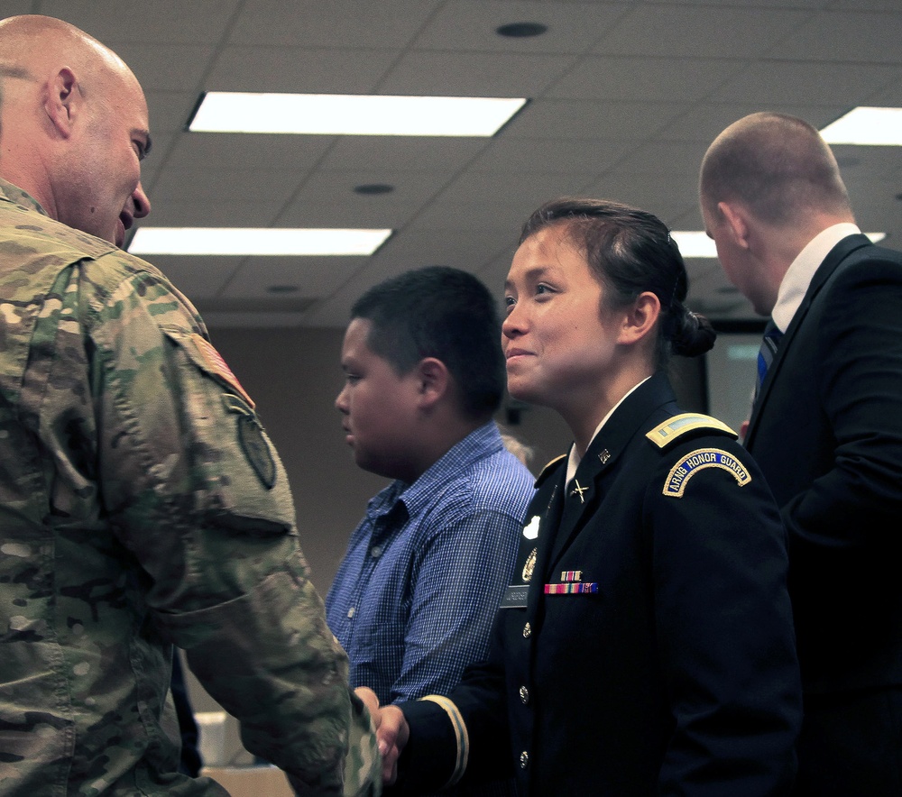 Congratulations to Iowa Army National Guard's first female infantry officer
