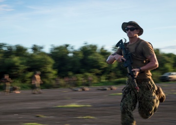 Seabees and Marines Conduct Contact Engagement Drills