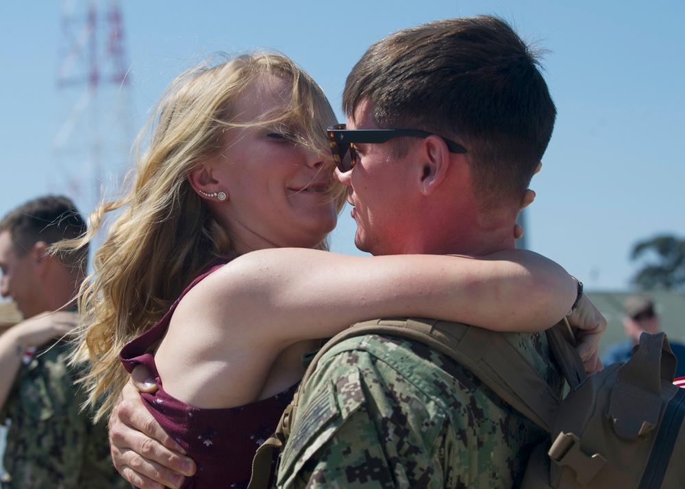 NMCB 4 Seabees return home from deployment