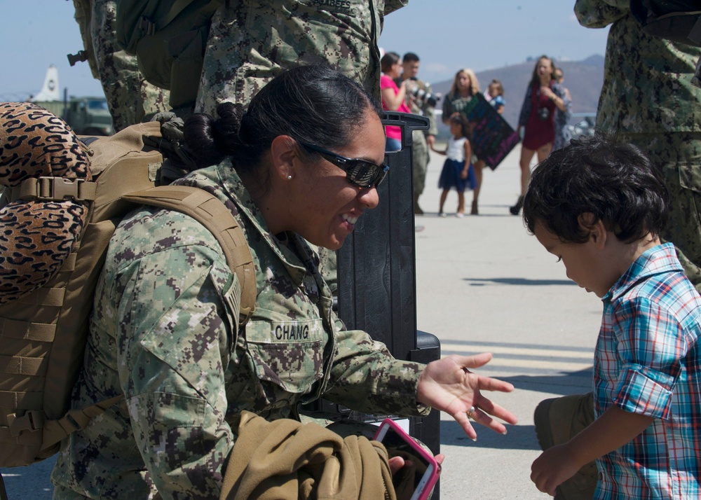 NMCB 4 Seabees return home from deployment