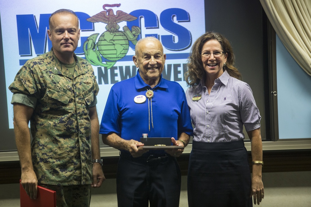 Cass receives 40 years of MCCS service award