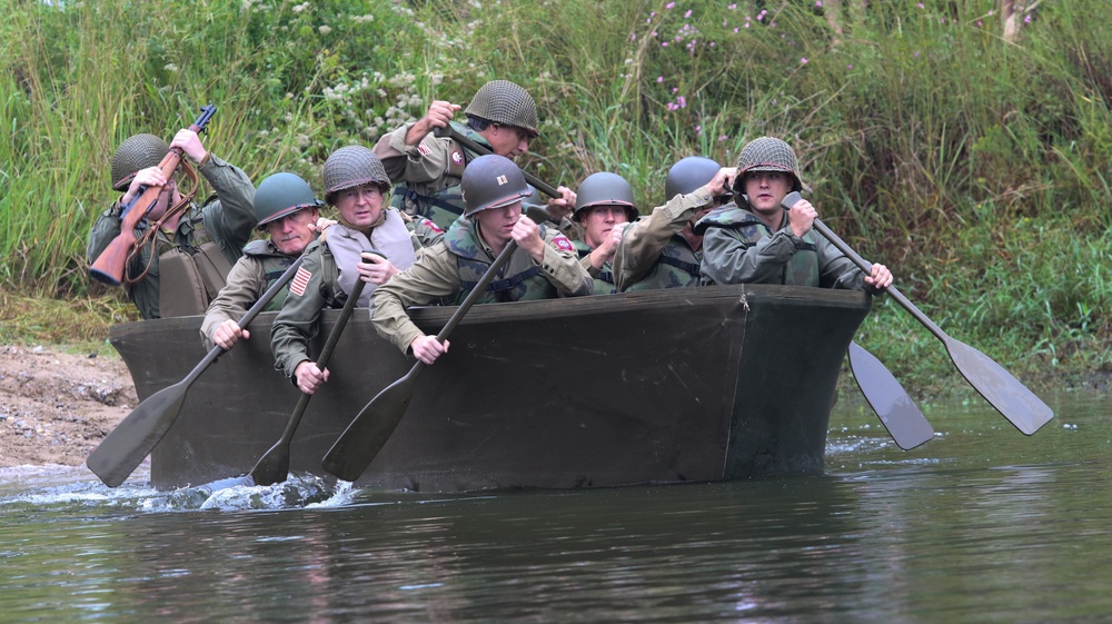 Paratrooper Engineers Commemorate Waal River Crossing
