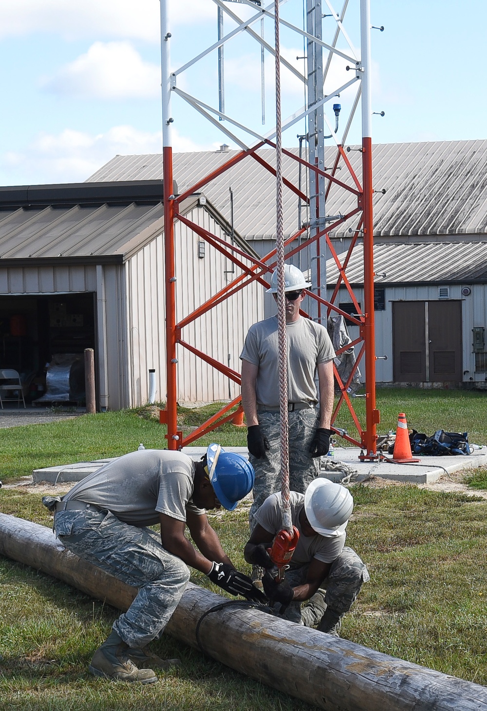 202d Engineering Squadron hones their skill during training