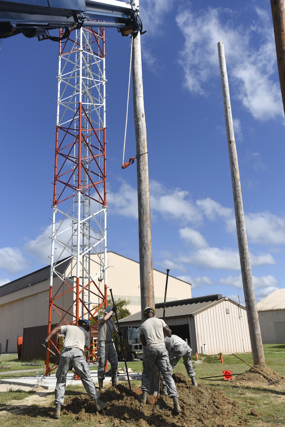 202d Engineering Squadron hones their skill during training