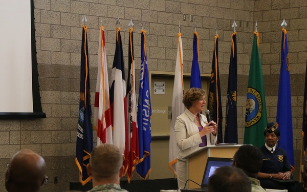 Congresswoman Brooks, American Legion Women’s Post 438 chaplain speak at 310th ESC Equality Day