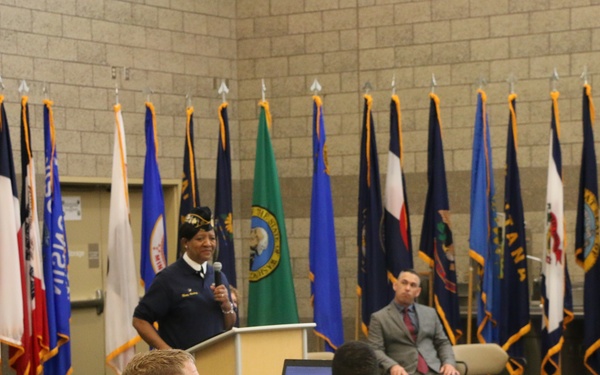 Congresswoman Brooks, American Legion Women’s Post 438 chaplain speak at 310th ESC Equality Day