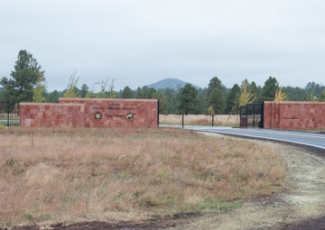 Road to newly dedicated veteran’s cemetery completed