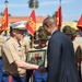 Assistant Secretary of the Navy (ASN) (Manpower and Reserve Affairs) Franklin R. Parker attends the graduation for recruits at Marine Corps Recruit Depot San Diego