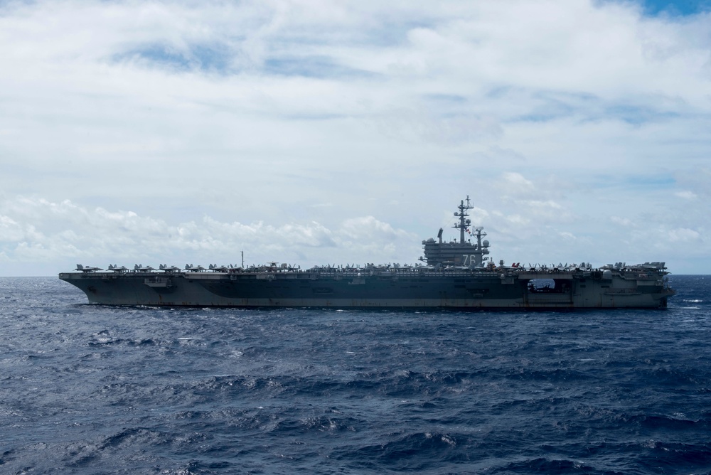 Bonhomme Richard Expeditionary Strike Group and Ronald Reagan Carrier Strike Group Conduct PHOTOEX