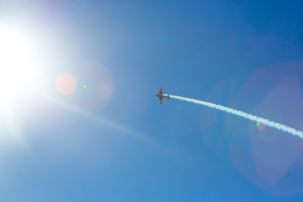 John Collver flies AT-6 Texan at 2016 MCAS Miramar Air Show