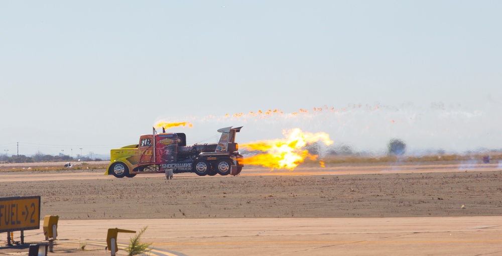 Shockwave Jet Truck speeds things up at 2016 MCAS Miramar Air Show