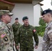 U.S. Army Europe Commander visits Soldiers at Camp Adazi in Latvia