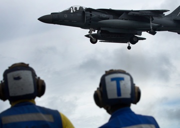 VMA 223 conducts flight operations