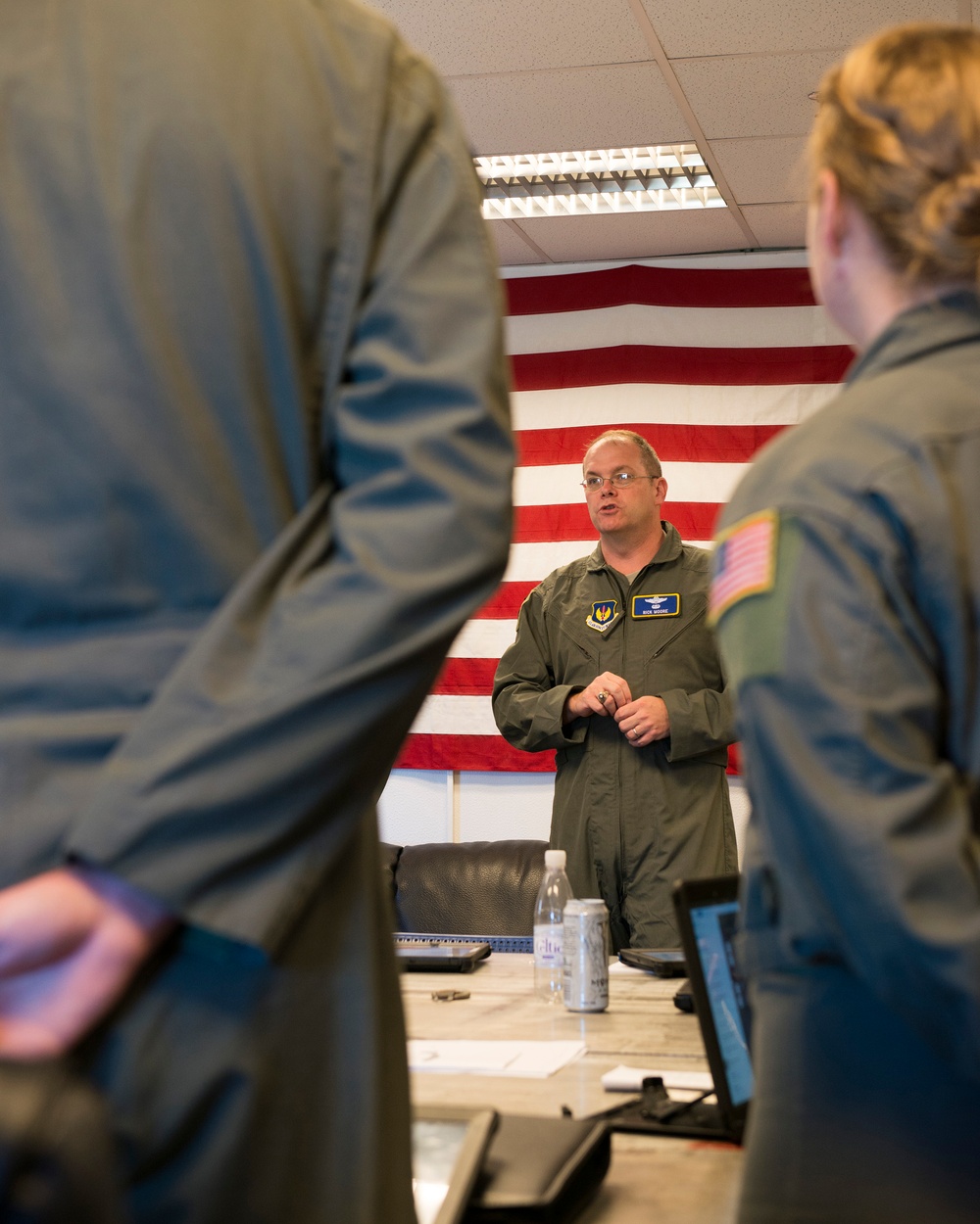 Meeting with Airmen