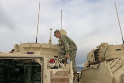 Soldiers, Trail Bosses stand up operational network for Army Warfighting Assessment [Image 1 of 3]