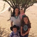 Leslie Beberniss, the wife of Staff Sgt. Nicholas Beberniss, and their children, pose for a photo during a family event.