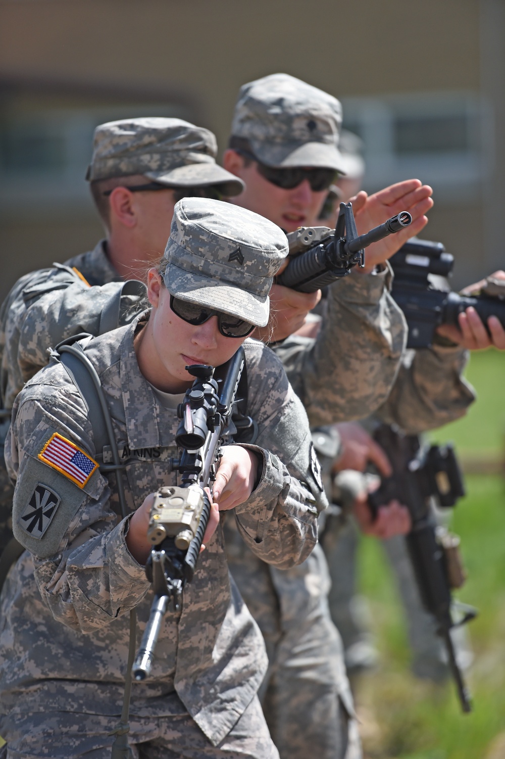 Wyoming Army National Guard puts first female into infantry