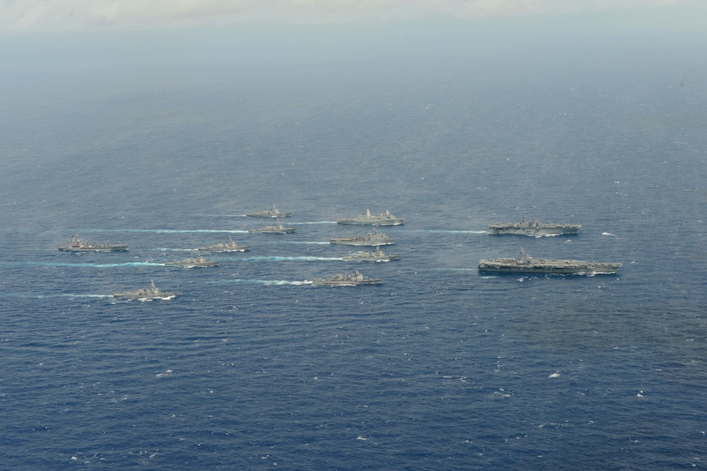 Formation of Carrier Strike Group Five and Expeditionary Strike Group Seven