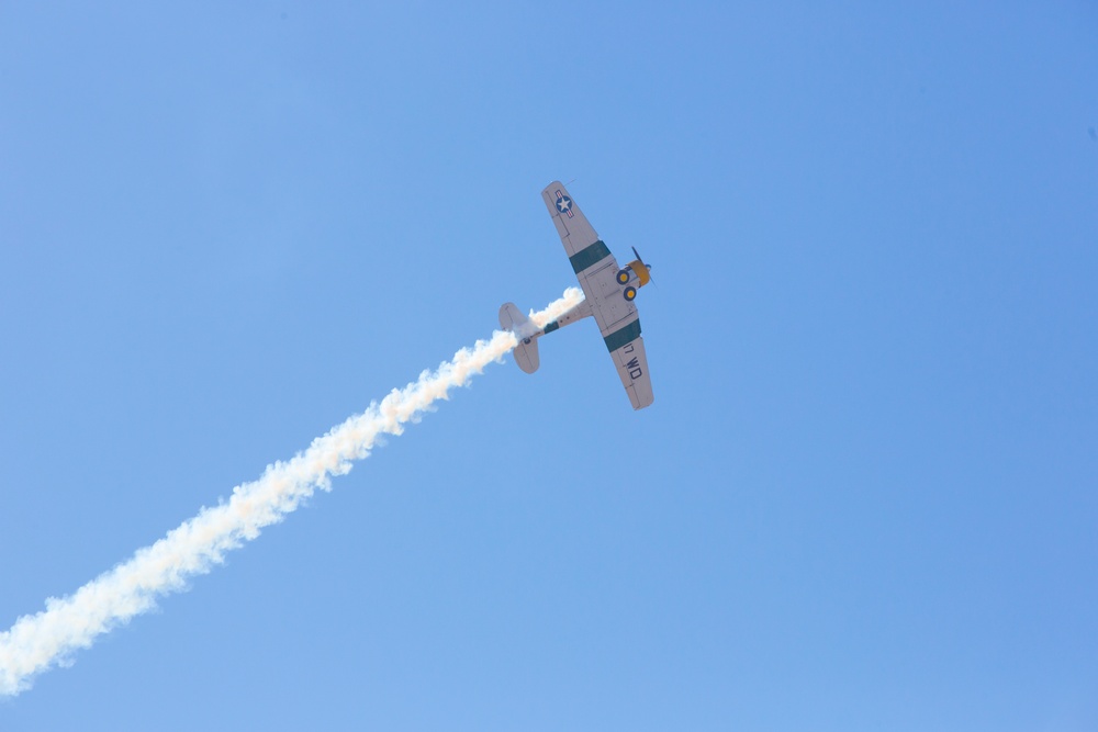 John Collver flies AT-6 Texan at 2016 MCAS Miramar Air Show