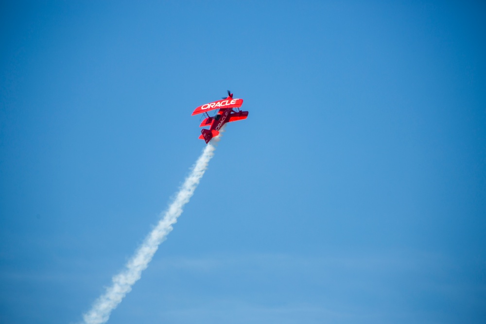 Sean D. Tucker entertains at 2016 MCAS Miramar Air Show