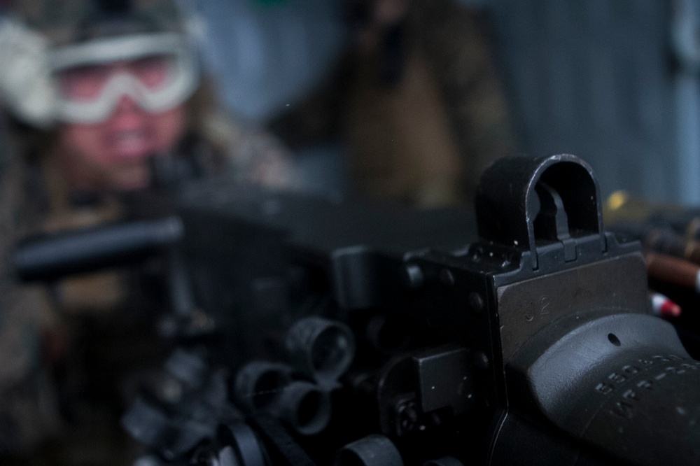 31st MEU Marines build .50 cal. skills aboard BHR