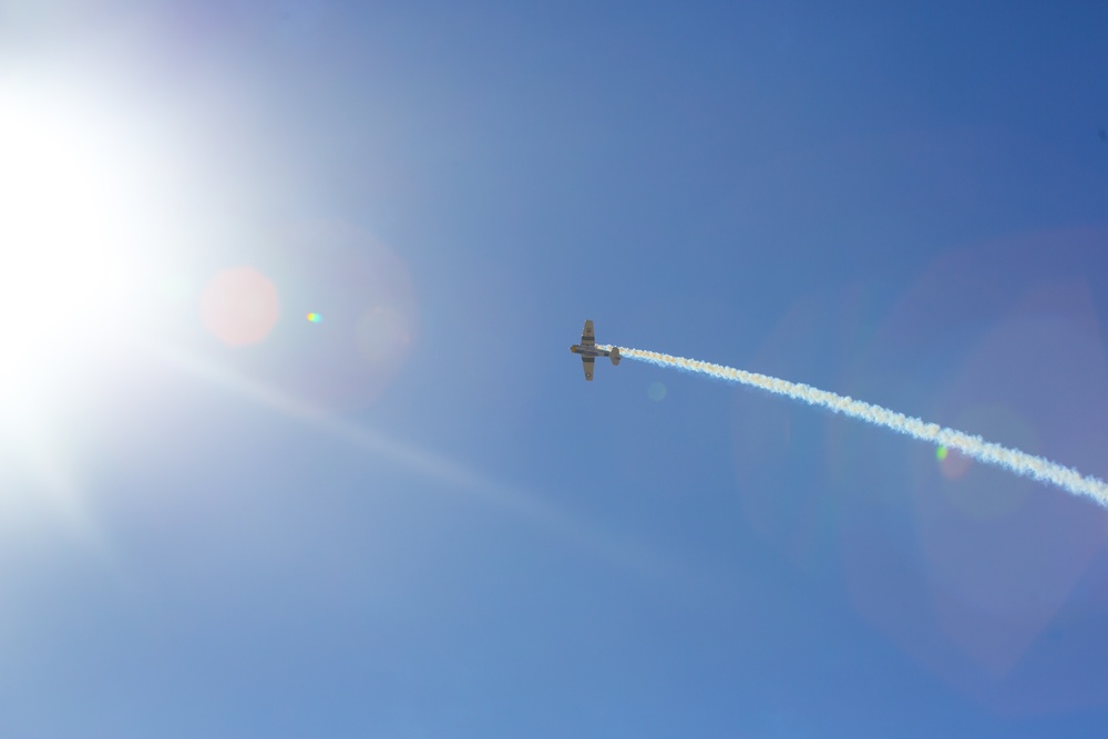 John Collver flies AT-6 Texan at 2016 MCAS Miramar Air Show