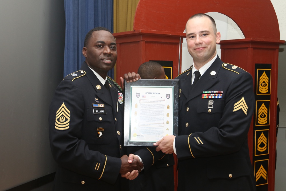 23rd Chemical Battalion NCO Induction Ceremony