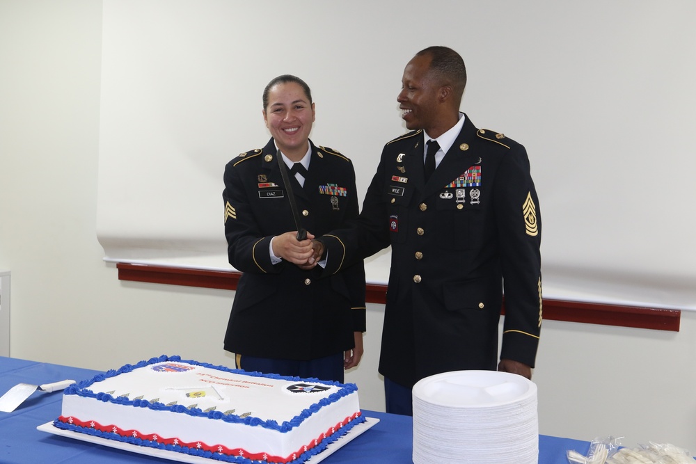 23rd Chemical Battalion NCO Induction Ceremony