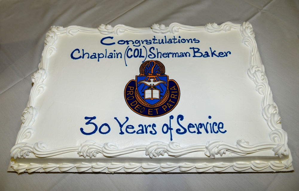 Retirement Ceremony in Honor of Chaplain (Col.) Sherman W. Baker, Jr.