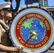 U.S. Marine band marches in Hawaii's 70th annual Aloha Festivals Floral Parade